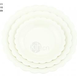 花邊圓型餐盤(pán)(6、4PCS