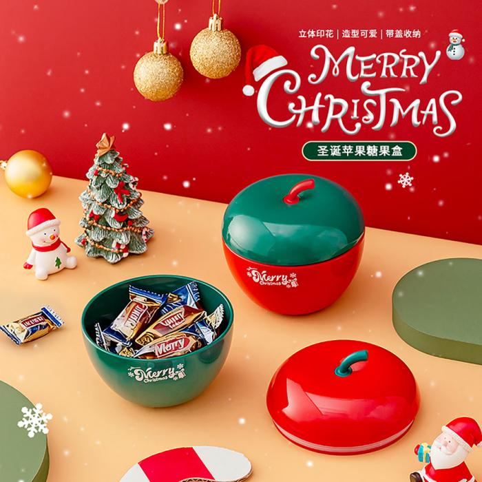 圣誕蘋果糖果盒