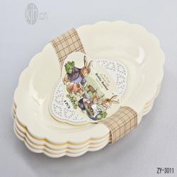 波比中號(hào)花邊橢圓餐盤