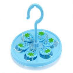 圓型6夾卡通曬架