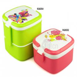 方型手提飯盒、雙層飯