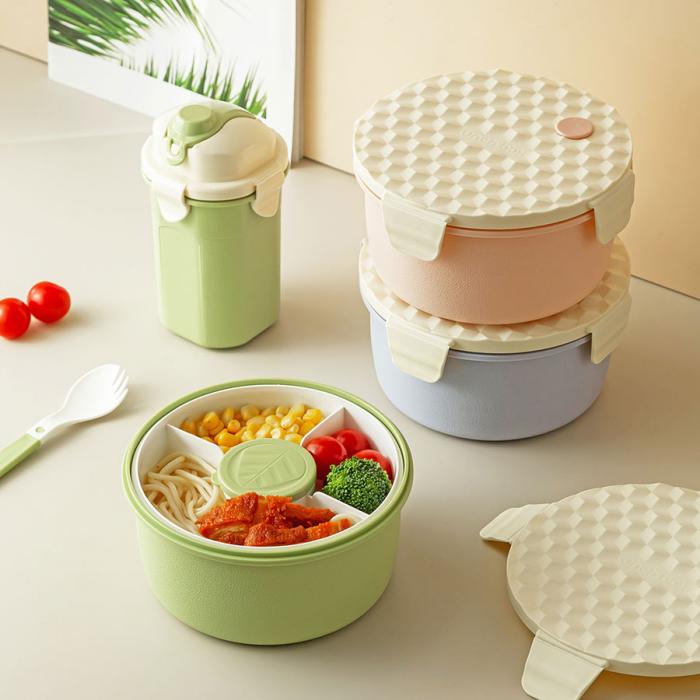 小簡圓形套裝飯盒