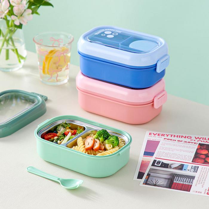 萌趣單層雙層便當(dāng)盒 