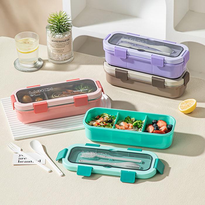 愛悅長方形便當盒二格